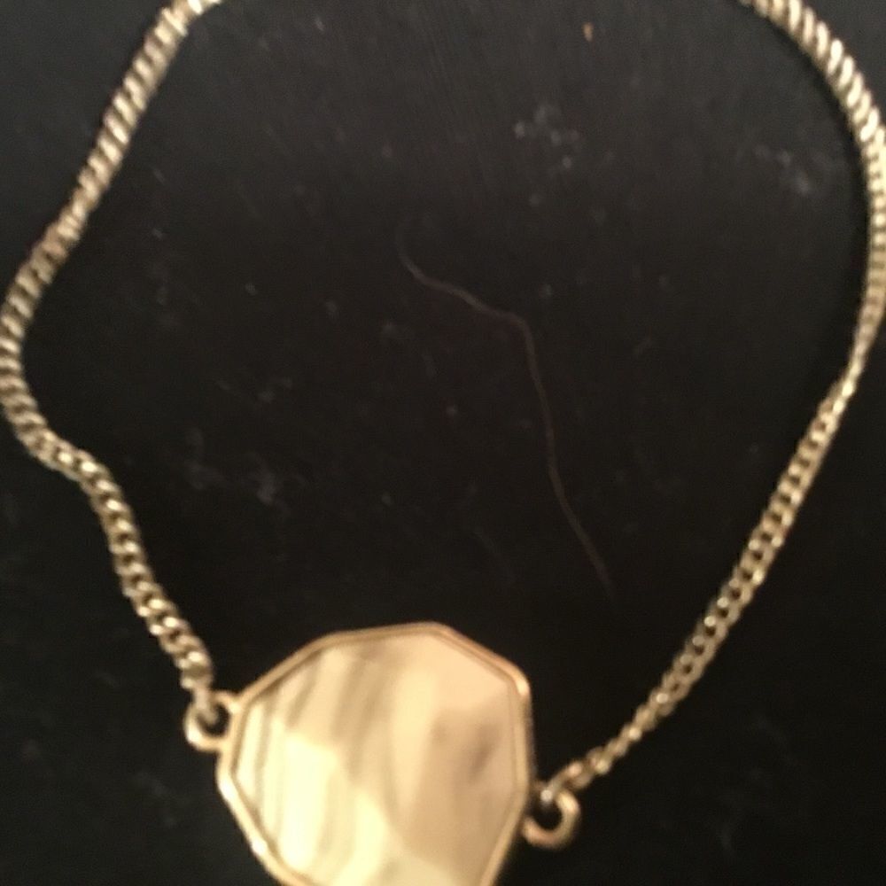 Silvertone Adjustable Bracelet - Picture 2 of 3